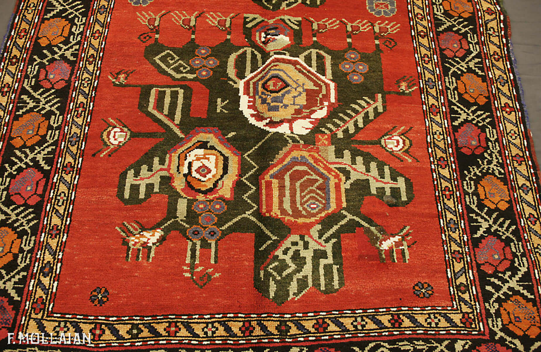 Alfombra Caucásica Semi-Antigua Karabakh (Qarabağ) n°:49796921